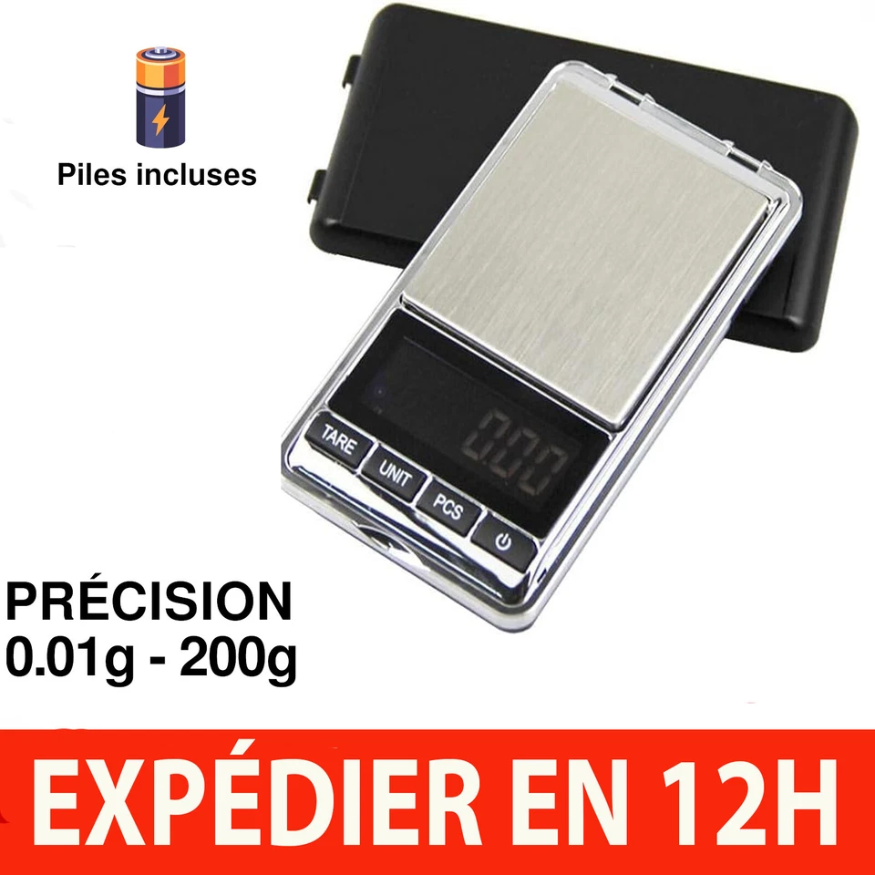 Balance De Précision Portable De Poche Electronique 0.01g A 200g Cuisine Bijoux