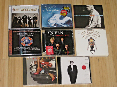 Pop Rock 8 CD Album Greatest Hits The Cars ELO Eagles Ferry Queen Tom Petty