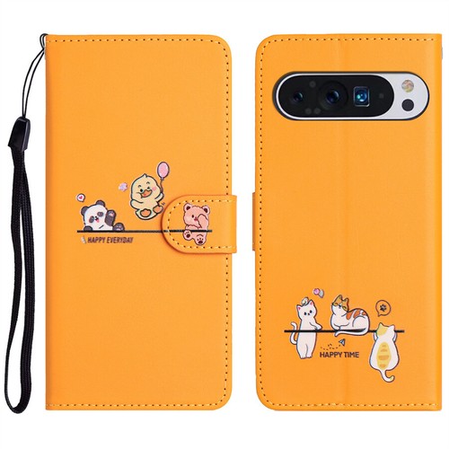 Cartoon Animal Leather Wallet Case Phone Case Cover for Google Pixel 7 8 8A 7A - Picture 4 of 14