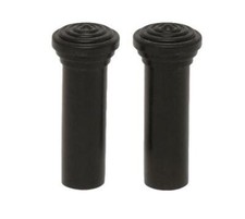 55 56 57 Chevy Door Lock Knobs Pair Black 1955 1956 1957 Chevrolet New