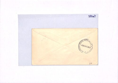 NEW ZEALAND Air Mail Cover UNION AIRWAYS FIRST FLIGHT 1944 Aviation ART YM185 - Picture 10 of 12