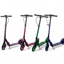 Folding Kids Adult Scooter Big Wheels Suspension Commuter Kick Push Dual RYDR