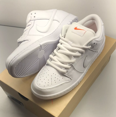 Nike SB Dunk Low Pro ISO Triple White Size 9M/10.5W (Style