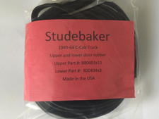 1949 To 1959 Studebaker C Cab Truck Door Rubber-hood Seal