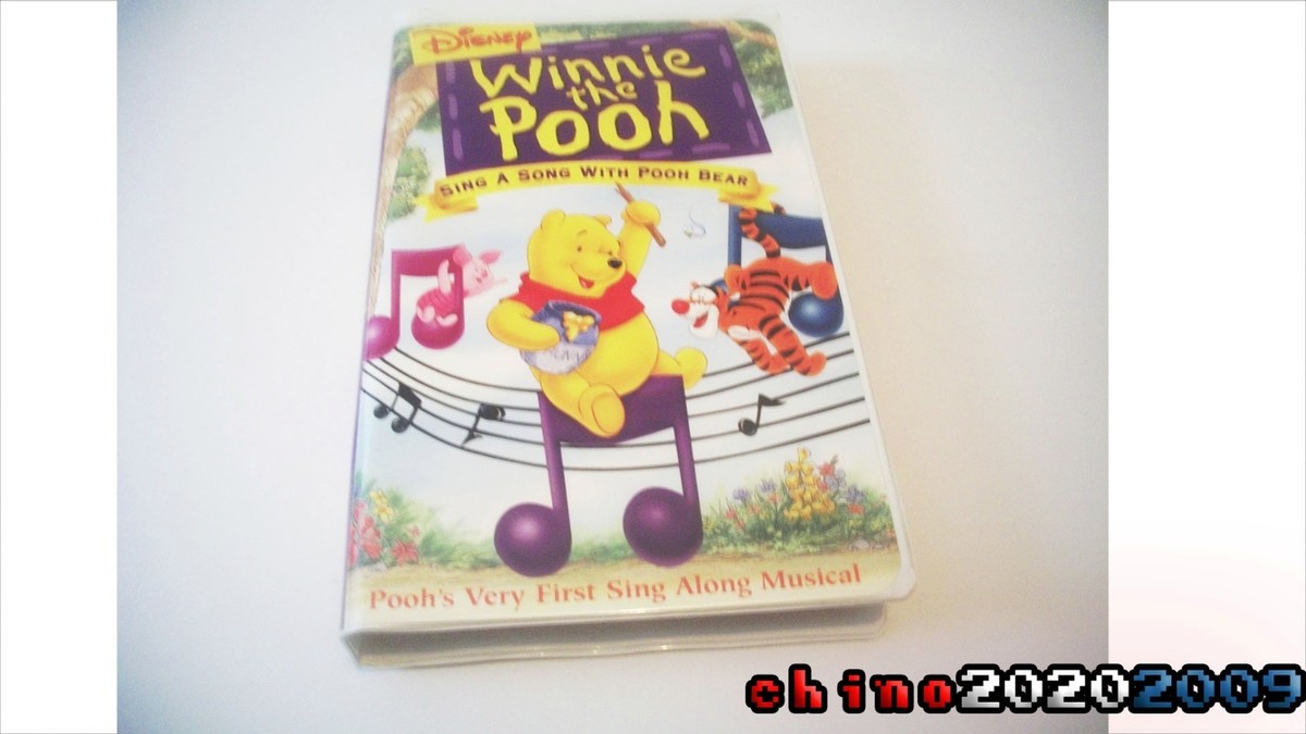DISNEY, WINNIE THE POOH, SING A SONG WITH POOH BEAR, VHS