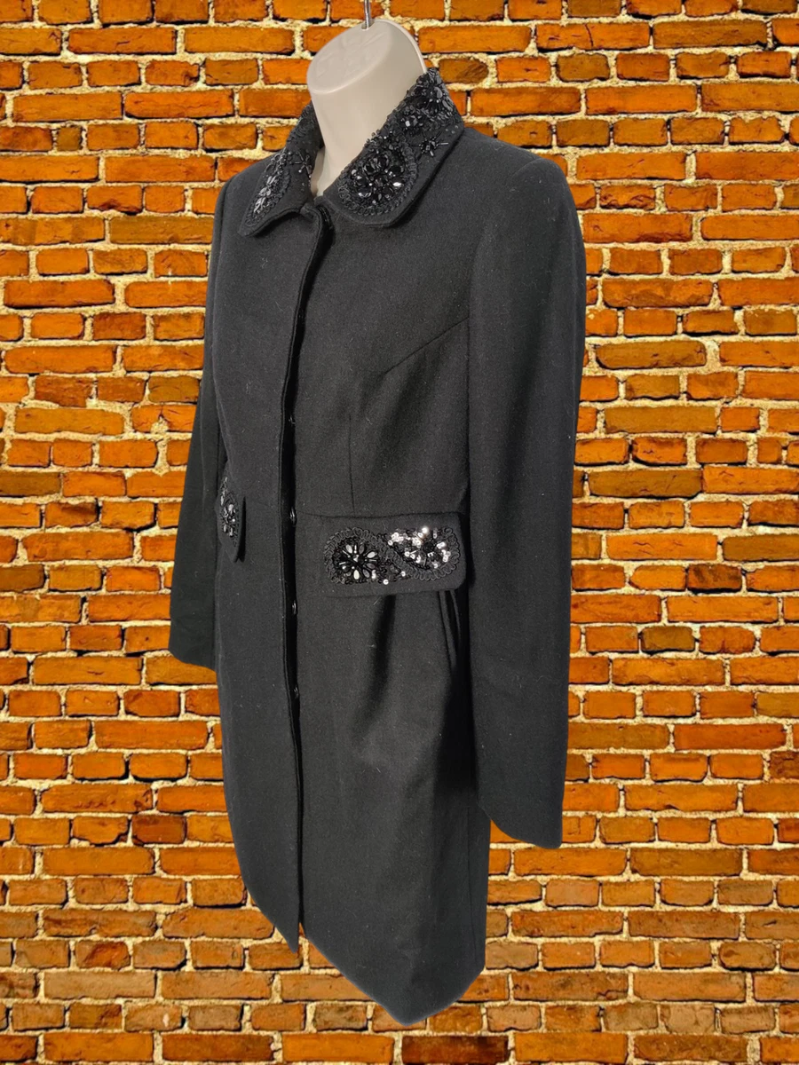 Black wool blend coat · Black · Coats And Jackets