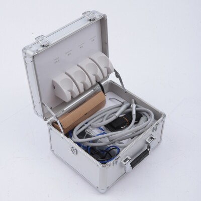 Small Dental Delivery Unit 80W Portable Box Case Treatment Unit Weak Suction Kit