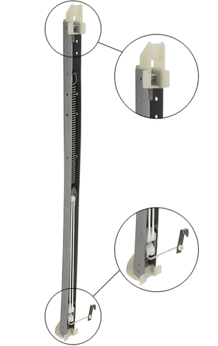 Balance de canal de ventana CRL FA2830GW 2830 con guías FS293BA conectadas - Imagen 7 de 7