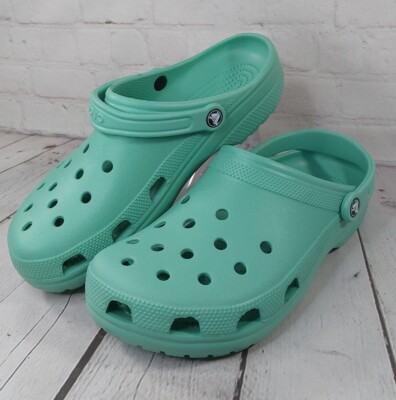 Crocs Classic Mint Jada Stone Green Mens Size 11 Or Womens 13