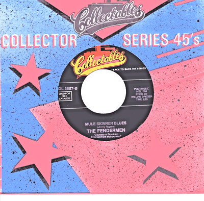 THE FENDERMEN:  MULE SKINNER BLUES / THE OLYMPICS: WESTERN MOVIES .. 45 RPM 5244