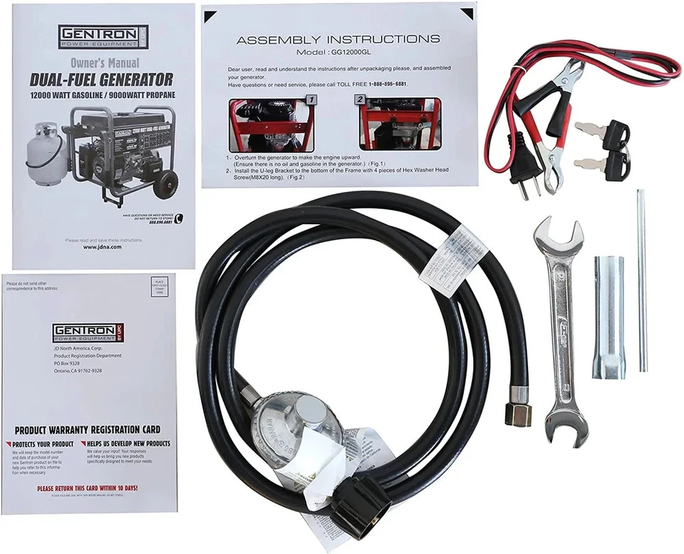 ДВУХТОПЛИВНЫЙ ГЕНЕРАТОР GENTRON ELITE 12 кВт GG1200GLCS 459 куб. см ЭЛЕКТРОСТАНЦИЯ ГАЗ / ПРОПАН - Изображение 4 из 4