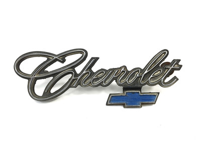 Original 1970 CHEVROLET Impala Script Bowtie Logo Emblem Grille Badge Chevy OEM
