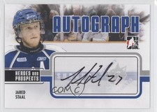 2009-10 ITG Heroes and Prospects Auto Jared Staal #A-JS Auto 0b0