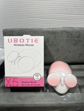 Wireless Mouse BT 2.4G 2H Mouse X5 Pink; Battery Operated;10M Wireless Distance
