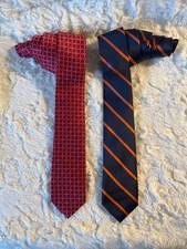 Lot Of 2 Boys Necktie- Classic Patterns