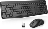 Koorui Tastatur Und Maus Kabellos, Leise Maus Tastatur Set Deutsches Layout