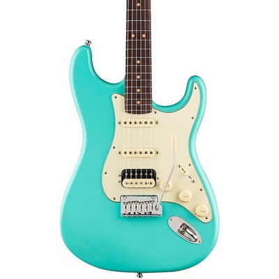 Fender American Ultra Luxe Vntg 60s Stratocaster HSS Rsewd FB  Guitar Sea Fm Grn