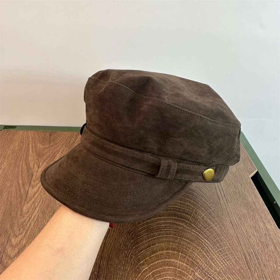 复古报童帽女式秋冬纸童帽子遮阳帽画家帽贝雷帽 — 第 3/4 张图片