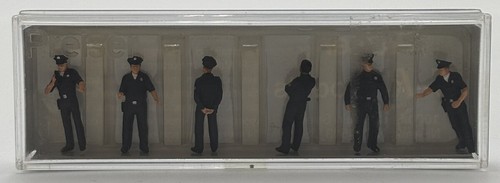 Figuras Preiser 1010059 HO US City Police #2 (Juego de 6) | Condition: New