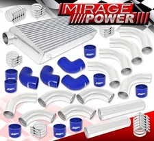 Fimc Turbo Intercooler + Silicone Coupler Hose + 75MM Piping Kit + T-Bolt Clamps
