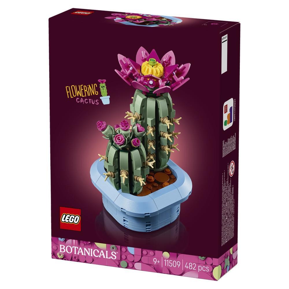 LEGO Botanicals Flowering Cactus Plant Set 11509 Home Décor