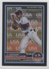 2023 Panini USA Baseball Stars & Stripes Team Logo Prizm 18/50 Ty Southisene tj1