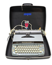 Smith Corona Coronet Electric 12 Typewriter w/ Portable Hard Case thumbnail