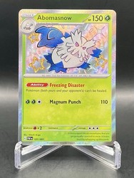 Abomasnow 101/091 Shiny Rare Holo Paldean Fates