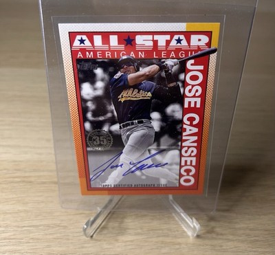 2025 Topps Series 2 - 1990 Topps Baseball All-Stars Autographs Jose Canseco  