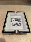 Vintage Hermes Paris Ashtray Porcelain Change Tray Dog Komondor Made In France — photo 1
