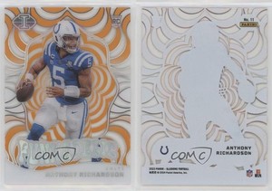 2023 Panini Illusions Funkadelic Orange Anthony Richardson #11 Rookie RC