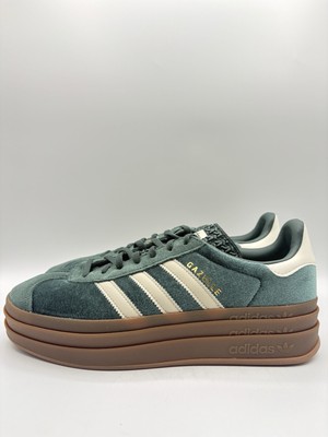 Adidas Women's Gazelle Bold Originals Sizes 10-10.5 Mineral Green Velvet |IG4391