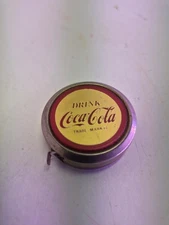 Vintage Drink Coca Cola Round Tape Measure 48in-Collectible Tool C-159