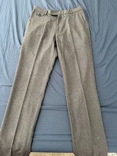 Billy Reid Trousers 30x31 Blue-Grey Wool And Silk Blend