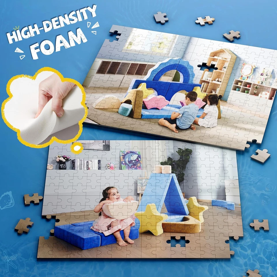 24 шт модульный детский игровой диван, диван для ребенка ясельного возраста с откидным верхом и многофункциональный - Изображение 4 из 4