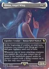 Foil - Rinoa, Angel Wing (Borderless) - 450 - Commander: FINAL FANTASY - NM