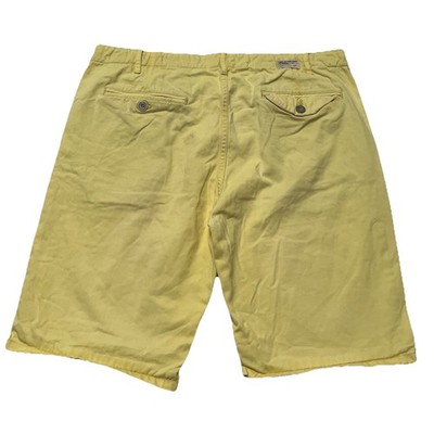 Hilfiger Denim Shorts Kurzhose Herren Gelb Lemon Drop W34 Baumwolle #H1-4