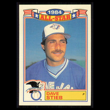 Dave Stieb #21 1985 Topps Glossy All-Stars Toronto Blue Jays Baseball Card MLB
