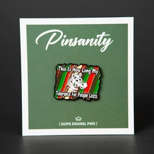 Fruit Stripe Gum Zebra Enamel Pin - Fast Shipping from USA - Brooch