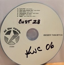 28 JUSTIN BEIBER ALL STAR CUSTOM KARAOKE LOT WIRTZ