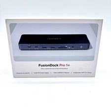 iVanky FusionDocl Pro 1+ Triple Monitors Solution For Macbook - Black