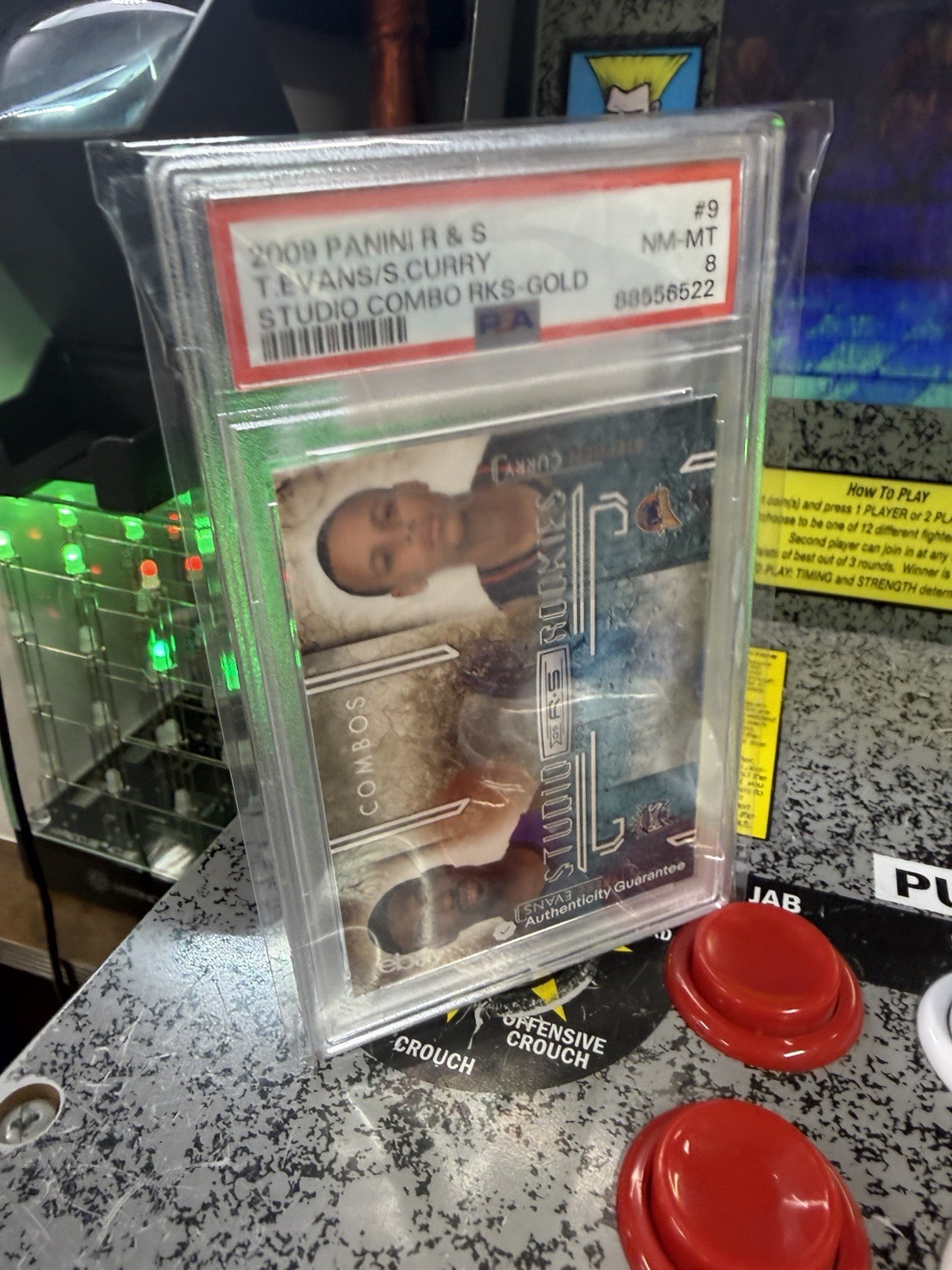 2009-10 Panini Rookies & Stars Stephen Curry Rookie Studio SP RC Gold /500 PSA 8 view 8