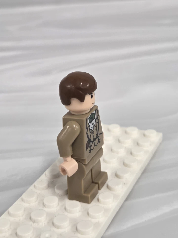 LEGO Minifigure Custom Henry Jones Sr. Body w/ Brown Hair & Head – Indiana Jones - Image 3 of 4