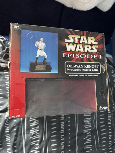 Thinkway Star WarsObi-Wan Kenobi Interactive Talking Bank Star Wars Episode I - Picture 2 of 7