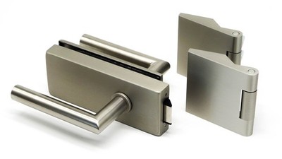 Dormakaba Office Glastür Beschlag Set Schloss & Drücker Basic Omega 2.0 / 177784