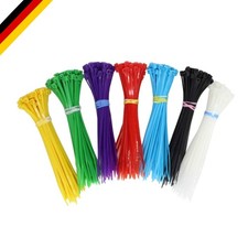 Farbige Kabelbinder Nylon 100 mm 210 Stück vielseitig für Zuhause Garten Büro
