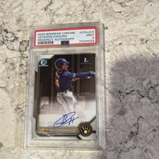 2022 Bowman Chrome Prospect Autograph Jackson Chourio #CPA-JCO