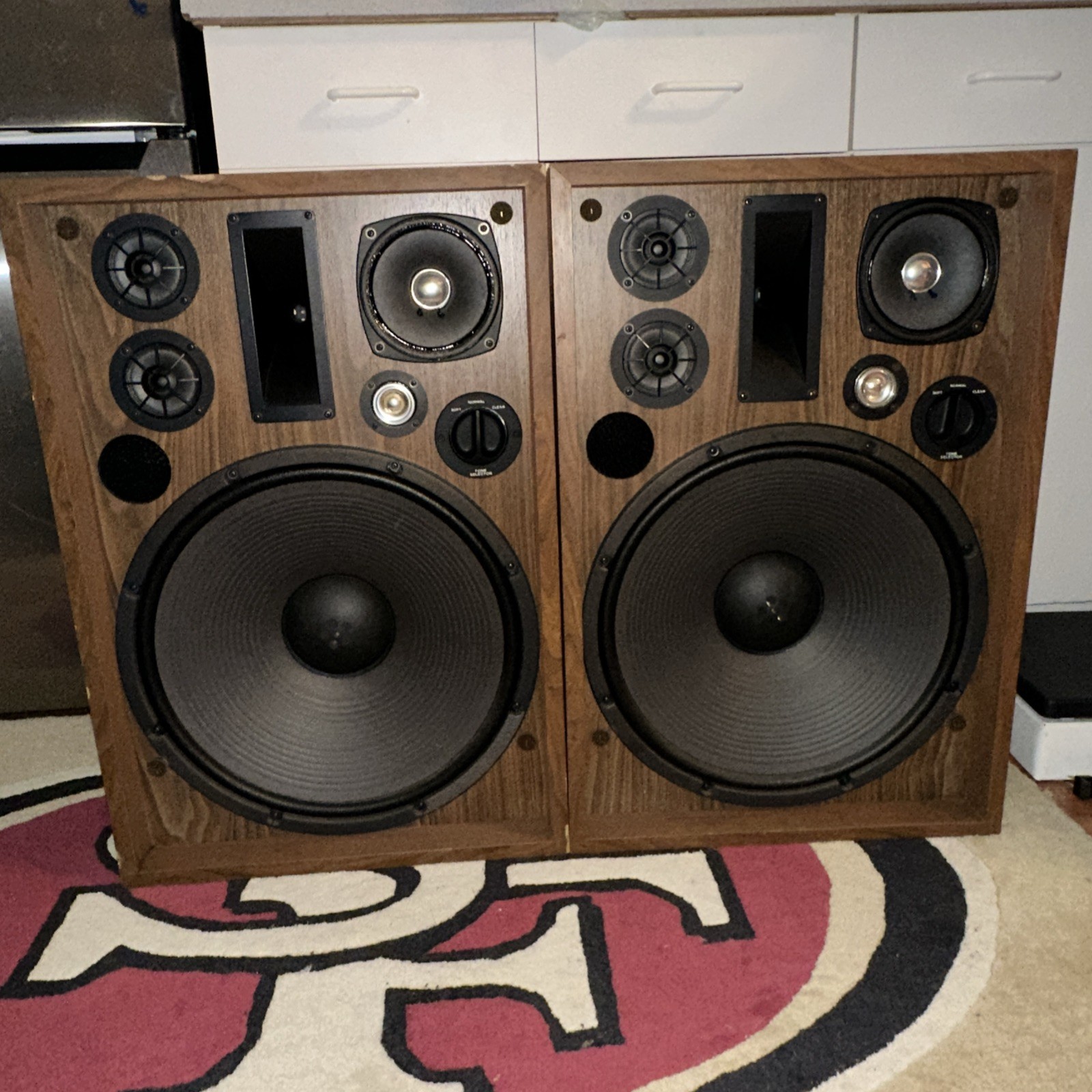 Vintage Kenwood KL-777D 5 Way 6 Speaker System Made In Japan