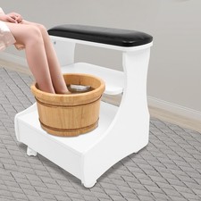 Footbath Stool Foot Rest Pedicure Trolley Foot Bath Trolley Manicure Massage