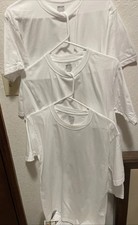 Kirkland Men's White 100 Cotton Crew Neck T-shirt Size Medium Lot Of 3